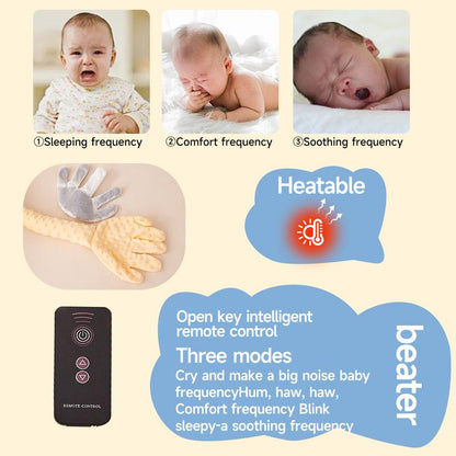 Baby Soothing Hugging Pillow Soft Cotton Animal-Shaped Sleep Aid Cushion with Gentle Patting Cute Big White Goose Design for Infant Comfort