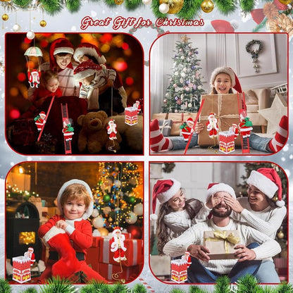 Bring Holiday Cheer Home with the Animated Motorized Climbing Santa - Perfect Musical Decoration for Christmas Fun!