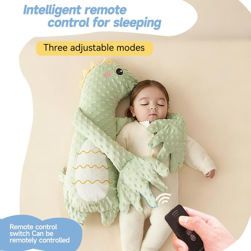 Baby Soothing Hugging Pillow Soft Cotton Animal-Shaped Sleep Aid Cushion with Gentle Patting Cute Big White Goose Design for Infant Comfort